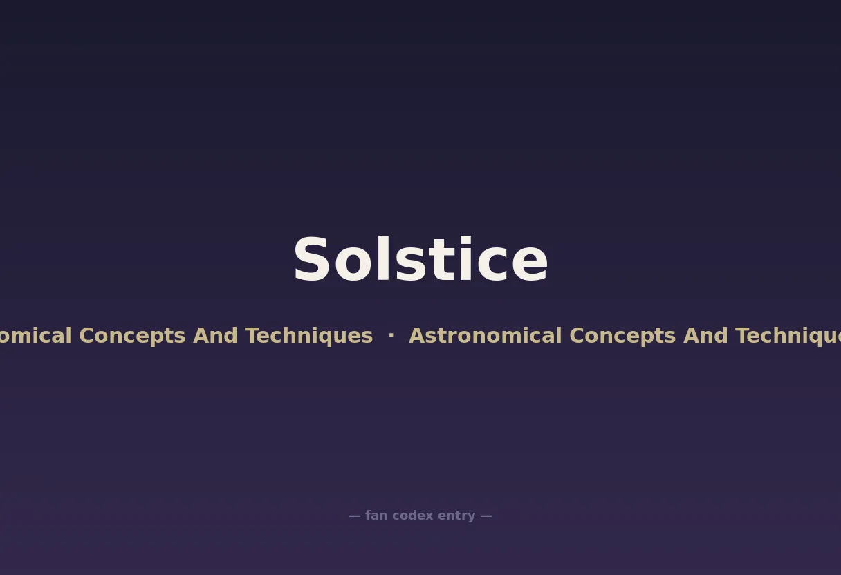 Solstice